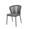 Capri Dining Chair Charcoal