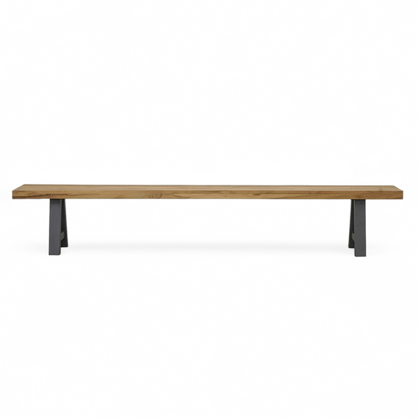 LORNE BENCH SEAT CHARCOAL