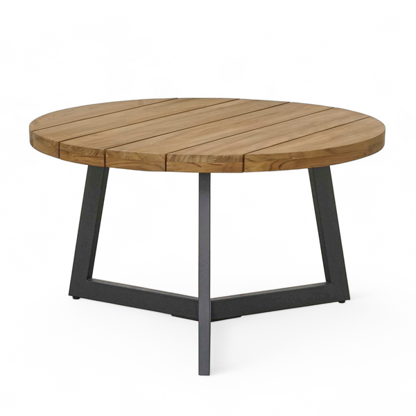 LORNE ROUND DINING TABLE CHARCOAL